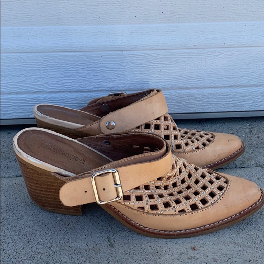 Jeffrey Campbell woven mules